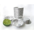 Couvercles en aluminium, tasses empilables jetables recyclage pour cuisson